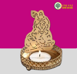 Ladoo Gopal Shadow T-Light Candle Holder