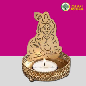 Ladoo Gopal Shadow T-Light Candle Holder