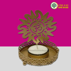 Om Shadow T-Light Candle Holder